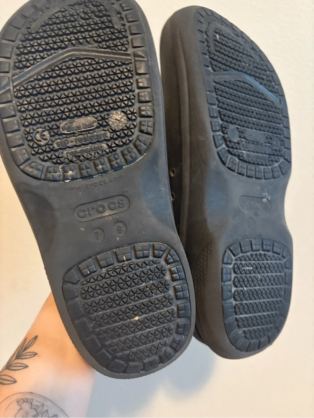 CROCS Black Slip-On Work Clog
